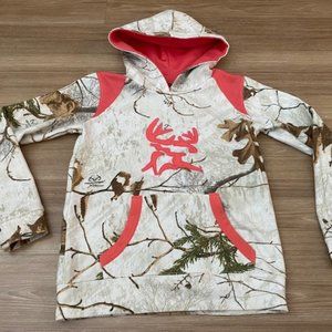 BUSHMASTER GIRLS HOODED CAMO SWEATSHIRT